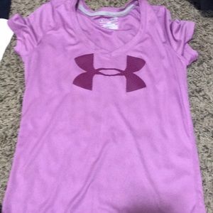 Purple underarmer t-shirt